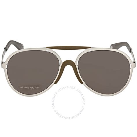 Givenchy Grey Pilot Sunglasses GV7039S